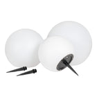 Lifton solar LED lampen set 3 stuks Ø20/25/30 cm wit PP
