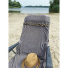 Strandlakenband elastisch cheetah print