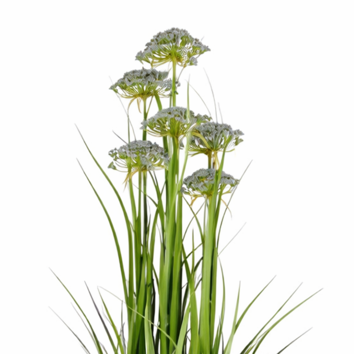 Kunstplant siergras 150 cm groen paars