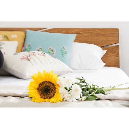 Balkenbed massief vurenhout 140x200 cm