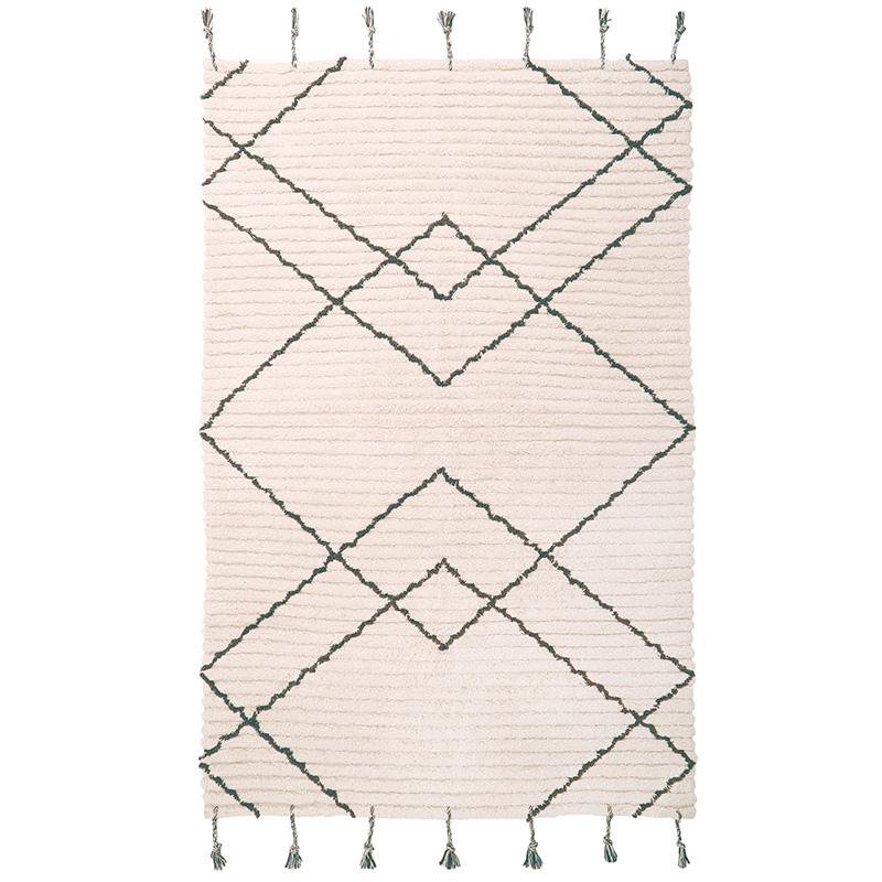 Kindertapijt 135x190 cm katoen bruin
