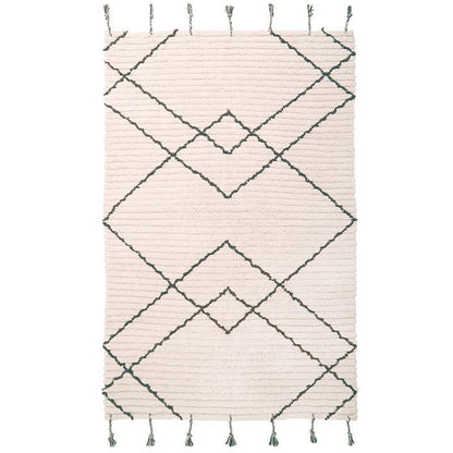 Kindertapijt 135x190 cm katoen bruin