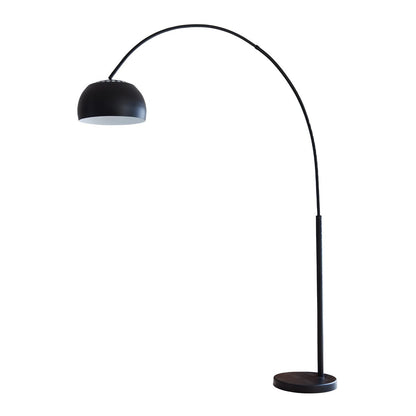 Booglamp 195 cm zwart