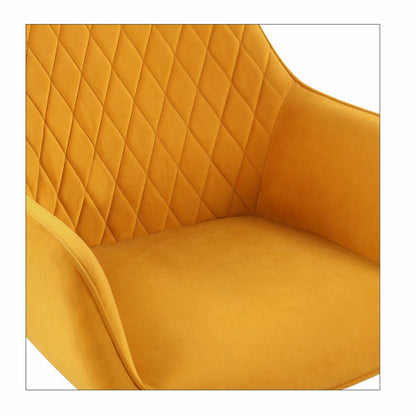 Set van 2 fauteuils geel