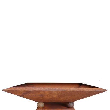 Patina flower bowl square | Available in different variations