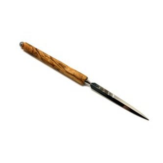 "LUXURY" briefopener met olijfhouten handvat