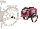 Hondenfietskar 80x75x86 cm zwart rood