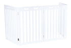 Hondenhek 60-160x75 cm wit MDF