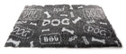 Hondenmand 75x50 cm grijs wit gerecycled