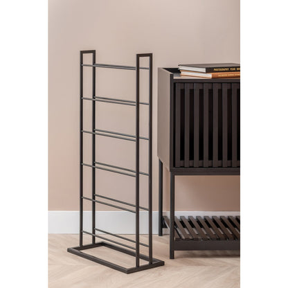 Wijnrek 38x20x85 cm ijzer zwart