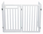 Hondenhek met deur 60-160x81 cm MDF