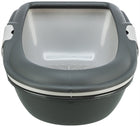Trixie Berto Open Cat Litter Tray with Partition System Grey/Pastel Blue/Granite