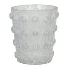 Theelichthouder Ø 8 cm wit glas