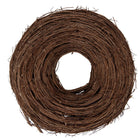 Wreath Ø 30x10 cm Brown Rattan