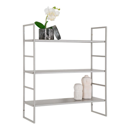 Beja Planken - Cool Grey, Staal, 48x17x55 cm