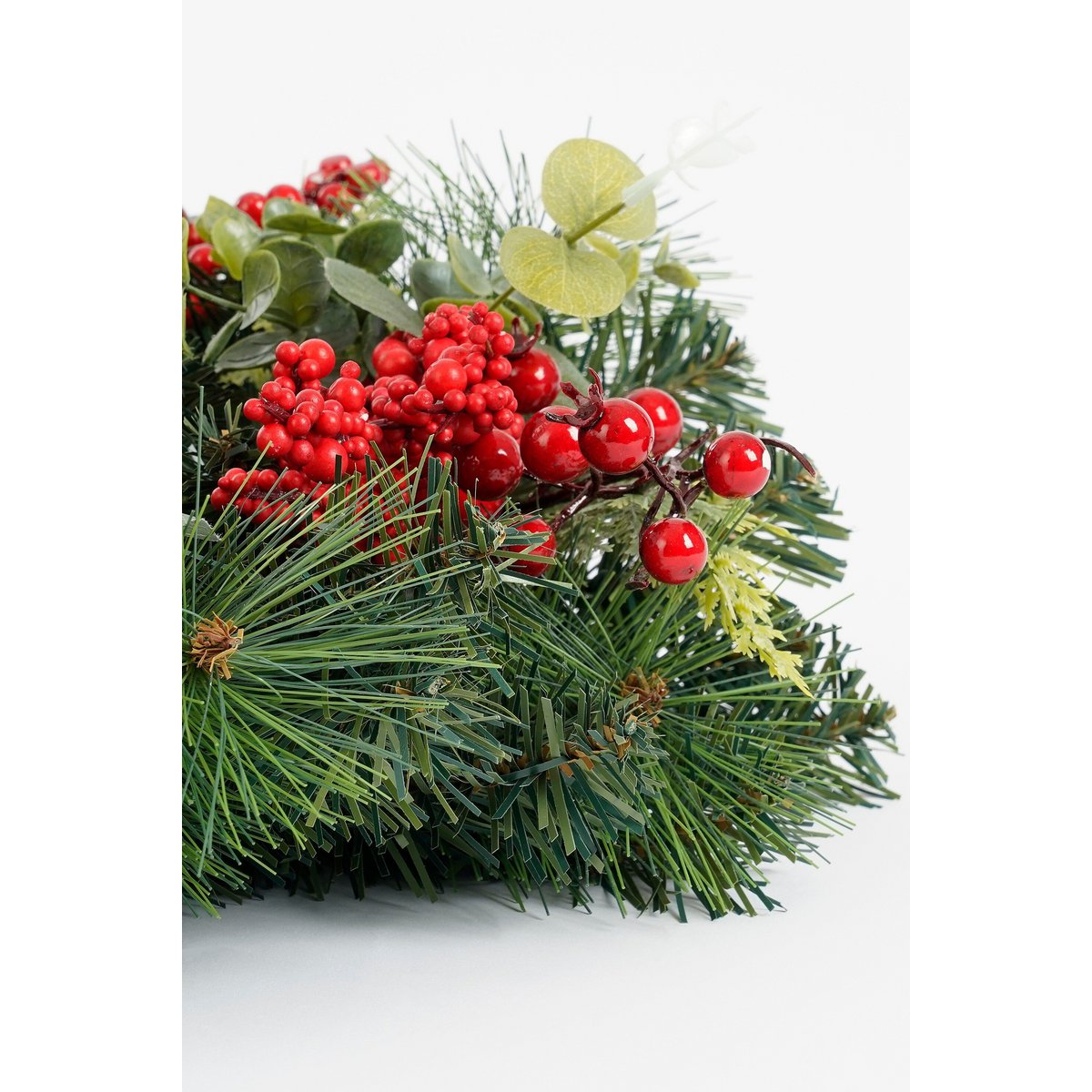 Kerstkrans 40 cm rood