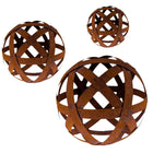 Garden decoration balls made of tin strips - decorative rust balls