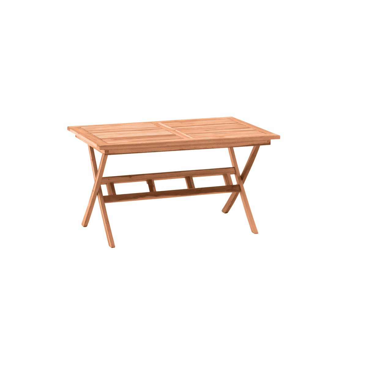 Tuintafel teak 135x85 cm