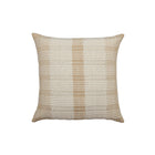 Kussenhoes 45x45 cm beige crème rasterpatroon