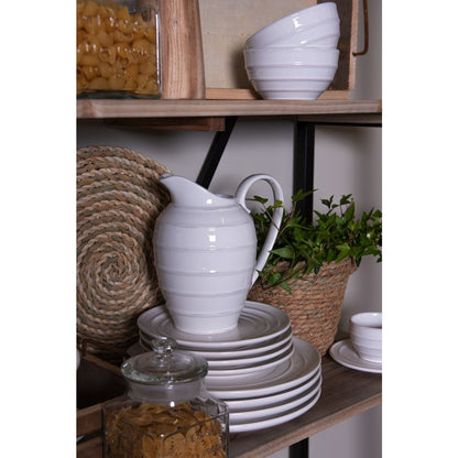 Dinerbord Ø 28 cm wit keramiek