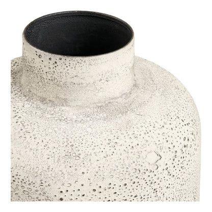 Hou Decoratieve pot, metaal, antiek beige, ø24x78,5 cm