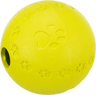 Hondensnackbal rubber 9 cm lime groen