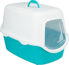Trixie Cat Litter Tray Vico Turquoise / White