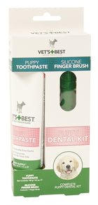 Puppy tandpasta met vingerborstel kit
