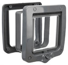 Trixie 4-Way Cat Flap Including Tunnel Element Grey