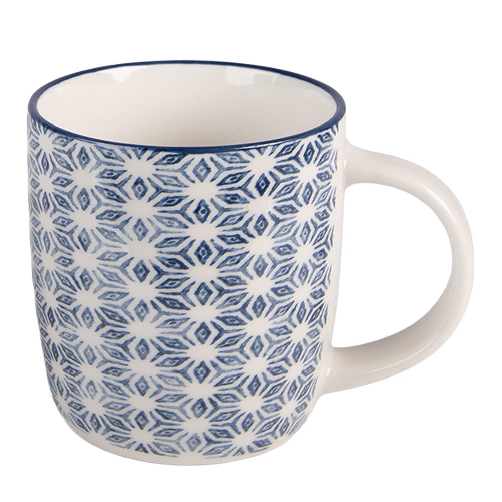 Mug Set of 4 300 ml White Porcelain