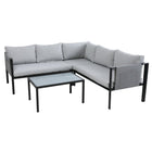 Garden Set With Corner Sofa And Coffee Table For Six People