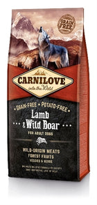 Carnilove hondenvoer lam en wild zwijn 4kg