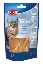 Katten snack gevriesdroogde garnalen 25 gr