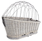Trixie Bicycle Carrier Basket with Grid Grey