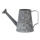 Gieter decoratie 14x14x17 cm grijs metaal
