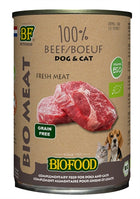 Bf Petfood Organic Dog 100% Beef Can