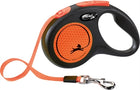 Flexi Retractable Leash New Classic Neon Tape Black / Orange