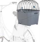Fietsmand hond 46x36x47 cm kunststof grijs