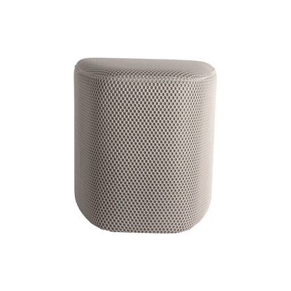 Poef 36x36x36 cm grijs polyester