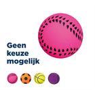 Hondenspeelbal drijvend schuimrubber neon 4,5 cm