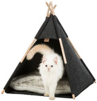 Trixie Cat Bed Tipi Felt Anthracite