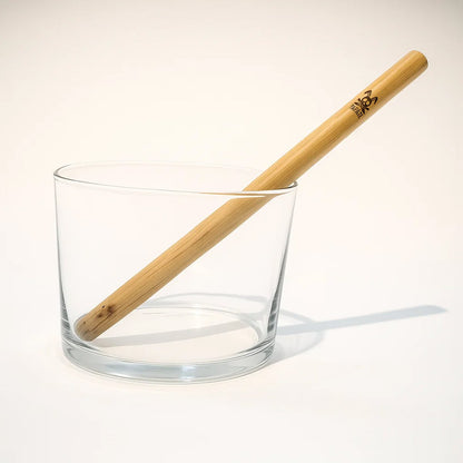 Bamboe rietjes 4 stuks 20/15 cm met borsteltje