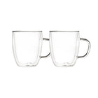 Mokken dubbele wand 480 ml set van 2 glas