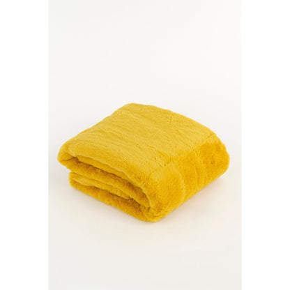 Bronte Fleece Deken - L200 x B150 cm - Geel
