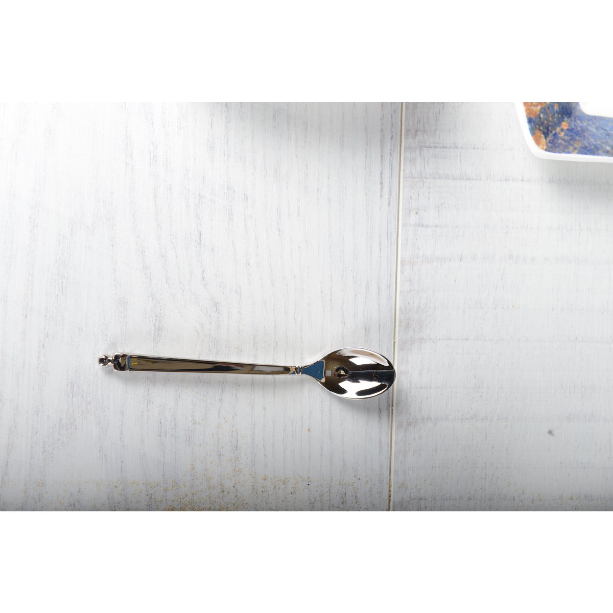 Mokklepel zilver metaal 11 cm