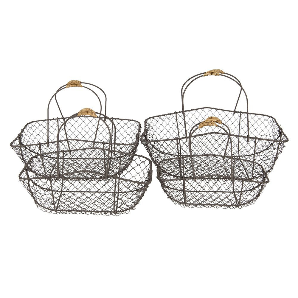 Basket Brown Iron Basket