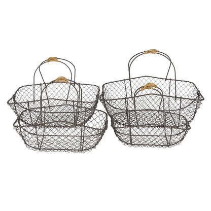 Basket Brown Iron Basket