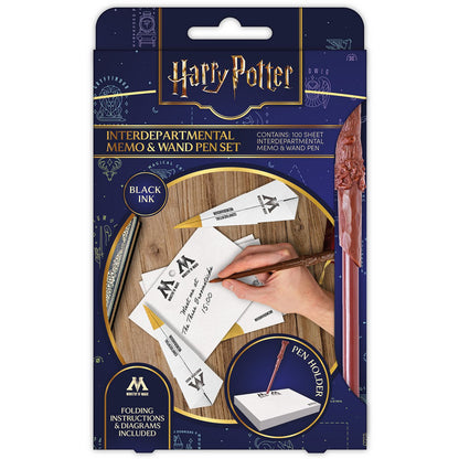 Harry Potter - Notebook and wand