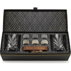 Whiskyglazen set met granieten stenen
