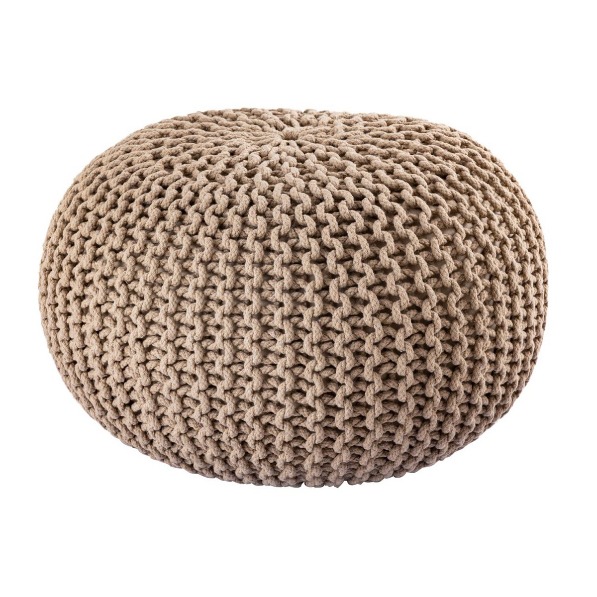 Brei Ontlasting Pouf Diameter 45 Cm Hoogte 30 Cm Vloer Kussen